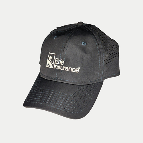 A Welcome Gift For You - Black Hat with ERIE Logo on It
